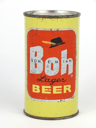 1958 Boh Bohemian Lager Beer 12oz Flat Top Can 40-12