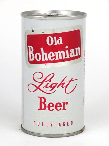 1974 Old Bohemian Light Beer 12oz Tab Top Can T99-20