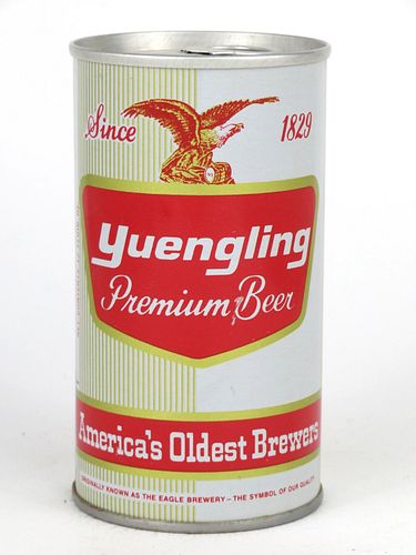 1973 Yuengling Premium Beer 12oz Tab Top Can T136-01
