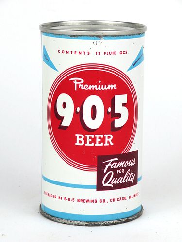 1961 9*0*5 Premium Beer 12oz Flat Top Can 103-19