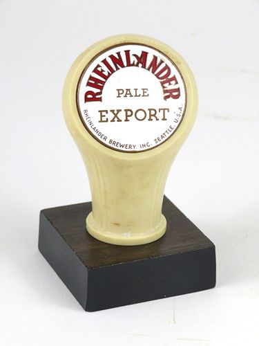 1938 Rheinlander Pale Export Beer  Ball Knob