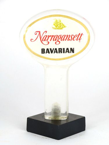 1972 Narragansett Bavarian Beer  Acrylic Tap Handle