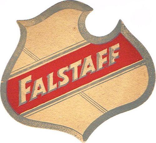 1957 Falstaff Beer 4¼ inch coaster Coaster MO-FALS-25