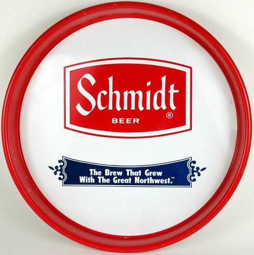 1960 Schmidt Beer 13 inch tray Serving Tray