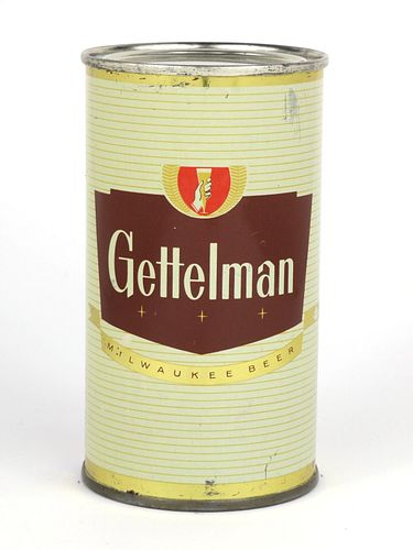 1960 Gettelman Beer  12oz Flat Top Can 69-06
