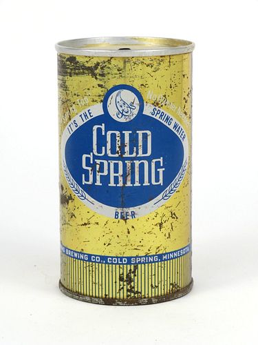 1965 Cold Spring Beer  12oz Tab Top Can T55-32