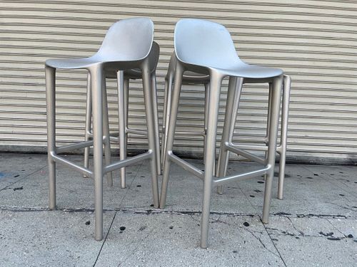 Set of 5 Broom Barstools by Philippe Starck for Emeco