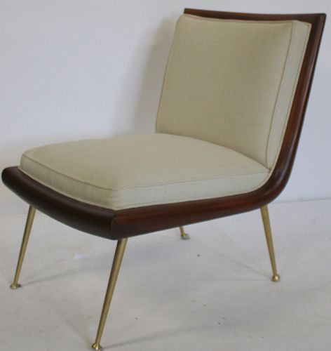 Unsigned Midcentury Chair In The Style Of Gibbings