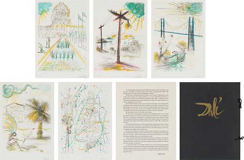 Salvador Dalí  San Francisco Suite (Michler & Löpsinger 435-439. Field 70-74)