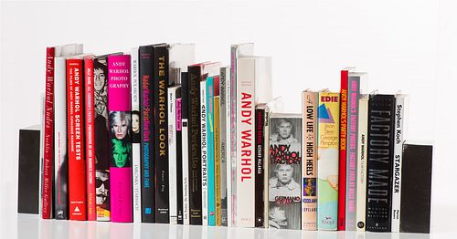 Various Authors  Andy Warhol Book Collection: (32) Books