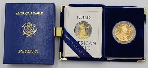 BULLION. 1986 W Proof $50 1 oz Gold American Eagle