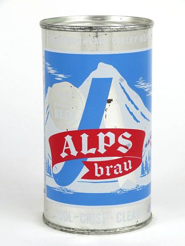 1965 Alps Brau Beer (Fort Wayne) flat top can 30-11