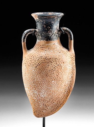 Greek Attic Pottery Amphoriskos - Almond Form