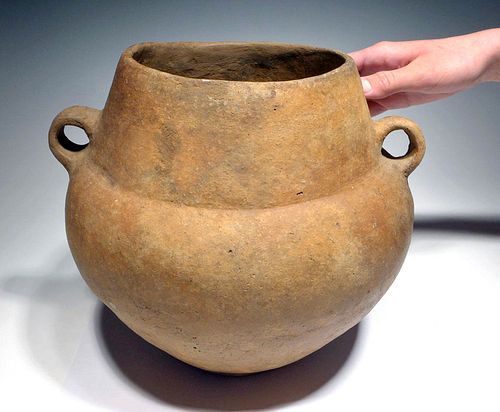 Rare European Lusatian Bronze Age Pottery Burial Urn