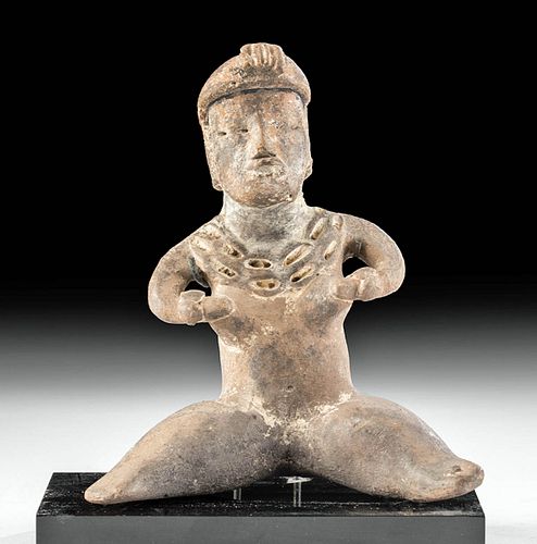 Olmec Pottery Seated Female Figure