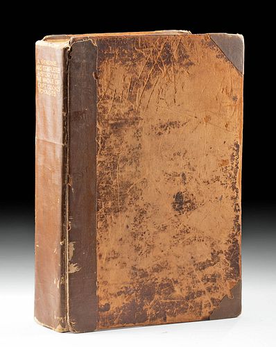 Rare 1786 Book - Complete Voyage of Captain Cook