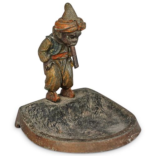 Orientalist Austrian Smoking Bronze Figure