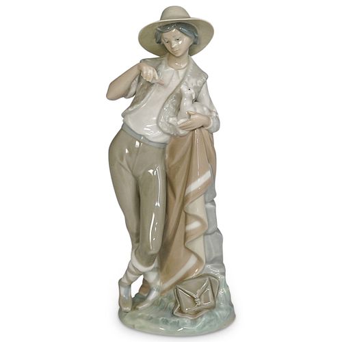Lladro "Shepherd" Porcelain Figurine