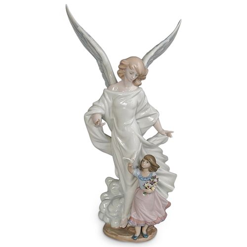 Lladro "Guardian Angel" Porcelain Grouping