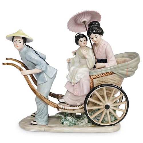 Japanese Ardalt Porcelain Carriage Figurine