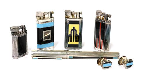 A collection of gentlemen's Dunhill lighters,