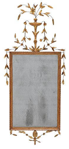 Fine Adam Carved and Giltwood Mirror