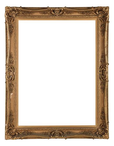 19th Century Swept Style Exhibition Frame