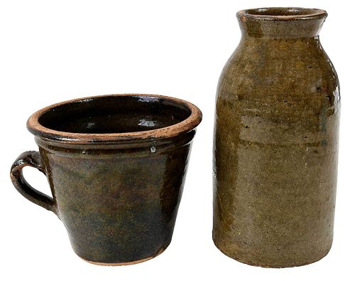 Two Pieces of Edgefield Pottery