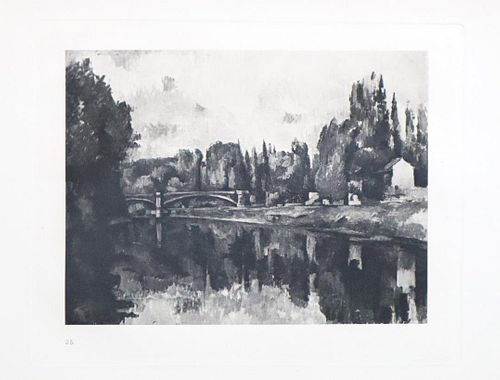 Paul Cezanne (after) - Les Bords de la Marne