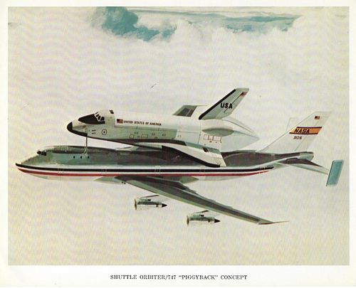 NASA - Shuttle Orbiter 747 "Piggyback" Concept