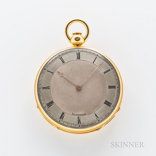 Blondeau 20kt Gold No. 2360 Grande & Petite Sonnerie Quarter-repeating Clockwatch