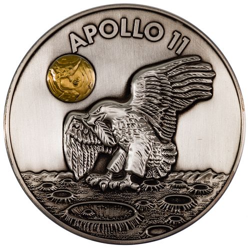 2019 Apollo 11 50th Anniversary Silver Commemorative Robbins Medal