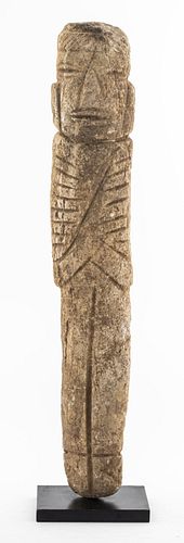 Large Mezcala Stone Celt Figure, 28 inches