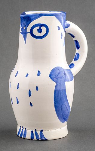 Pablo Picasso 'Hibou' Ceramic Owl Pitcher