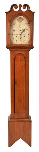 Seth Thomas Mahogany Tall Clock
having painted wood dial and wood works
dial marked S.Thomas Plymouth
height 81 inches
Provenance: Fifty Year Personal