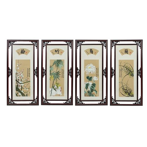Framed Chinese Panels