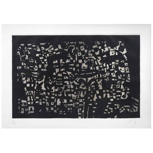 SERGIO HERNÁNDEZ, Sin título, Firmado, Grabado P / A, 41 x 58 cm | SERGIO HERNÁNDEZ, Untitled, Signed, Engraving P / A, 16.1 x 22.8" (41 x 58 cm)