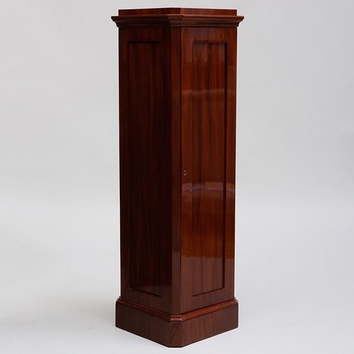 Swedish Neoclassical Mahogany Pedestal Cabinet