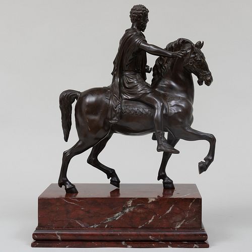 Italian Bronze Model of Marcus Aurelius on Horseback