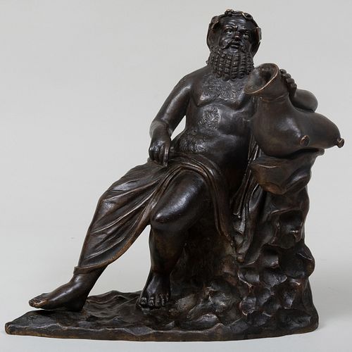 Bronze Model of a River God Fountain