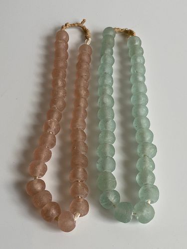 Collection 2 Sea Glass Bead Necklaces