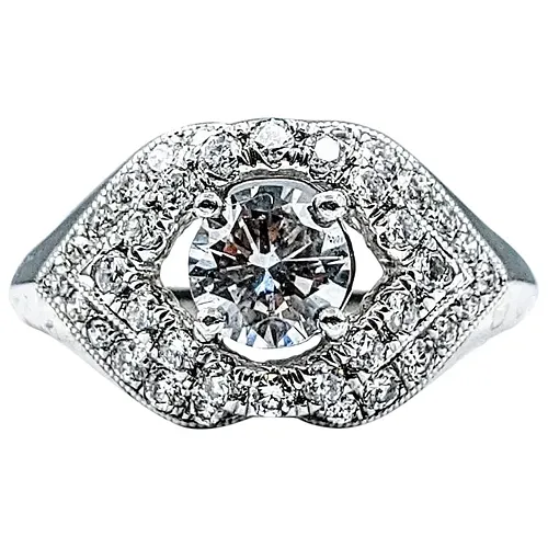 Fabulous Diamond & Platinum Cocktail Ring