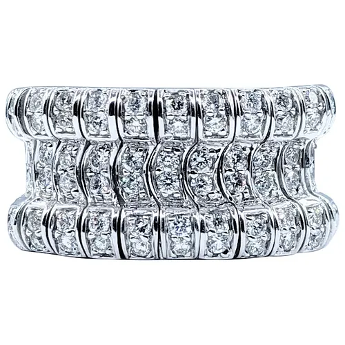 Amazing Diamond & 14K White Gold Flex Ring