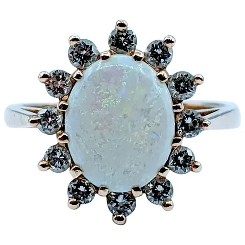 1.20ct Opal & Diamond Ring