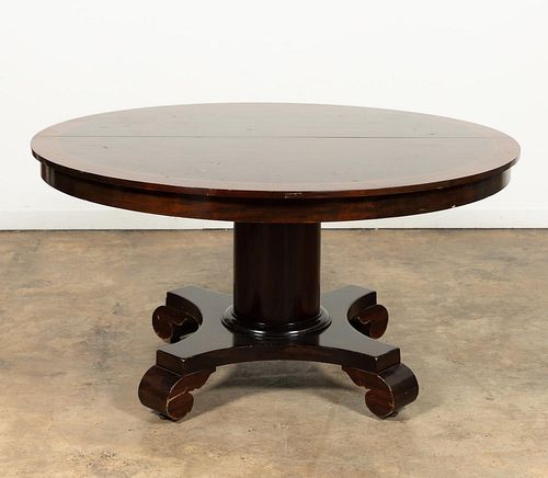 CLASSICAL REVIVAL STYLE ROUND MAHOGANY TABLE