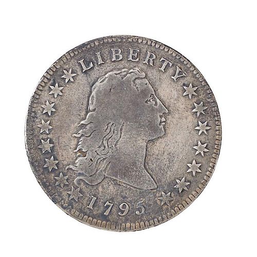 U.S. 1795 FLOWING HAIR $1.00 COIN