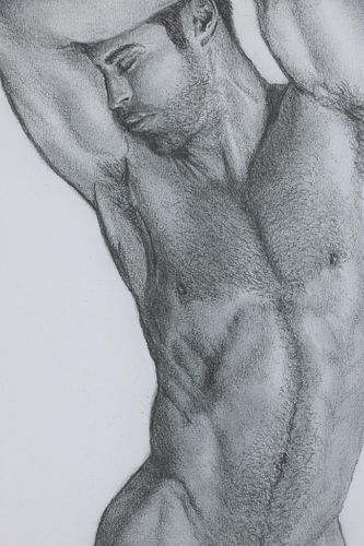 Kevin Ford Figurative Giclée of Male Nude