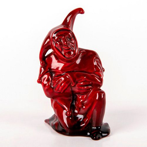 Rare Royal Doulton Figurine, Jester Kneeling