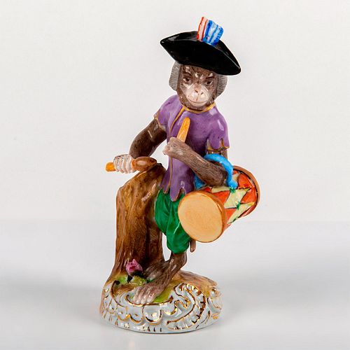 Vintage Scheirholz Monkey Band Figurine, Drummer