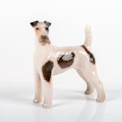 Royal Copenhagen Dog Figurine, Wirehaired Fox Terrier